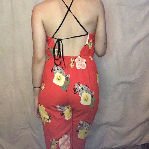 Floral design romper - Picture 2 of 4